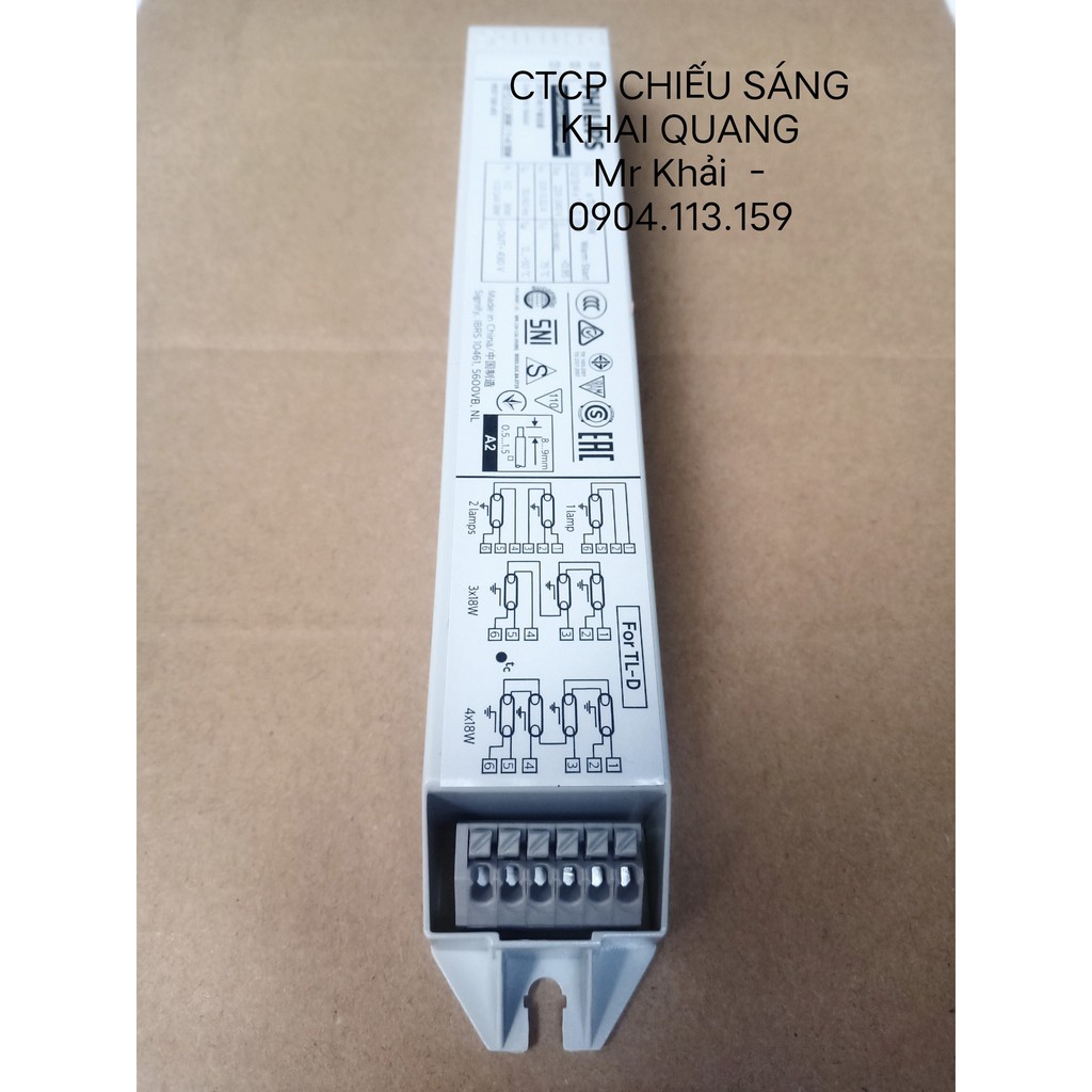 Ballast điện tử Philips EB-Ci 1-2 36W/1-4 18W