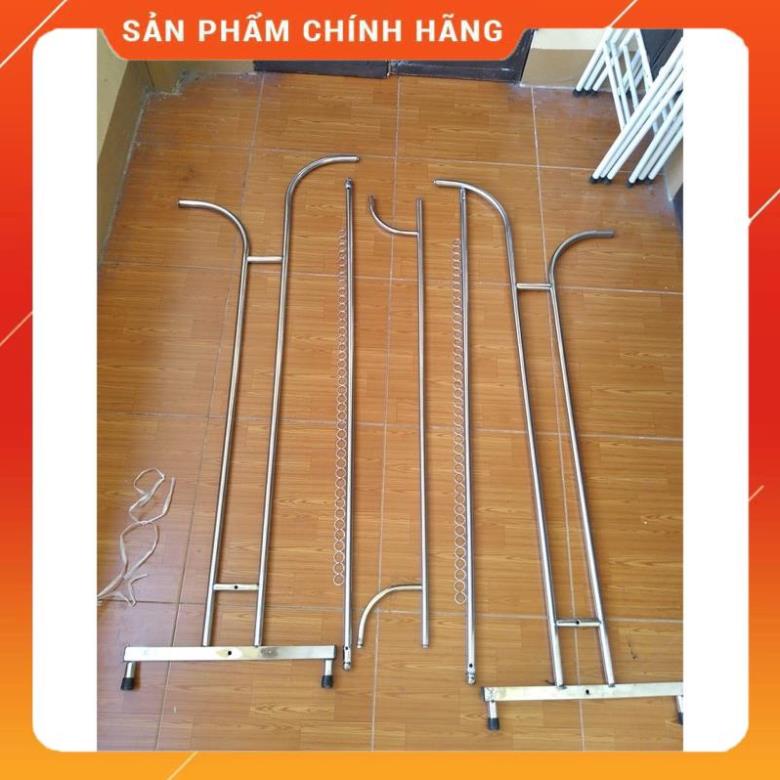 ⚡  Giàn phơi quần áo kép inox, giá phơi quần áo ĐƠN - KÉP inox 201
