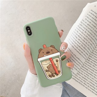 Ốp lưng iphone  Trà sữa gấu 5/5s/6/6plus/6s/6s plus/6/7/7plus/8/8plus/x/xs/xs max/11/11 pro/11 promax – Shin Case a257