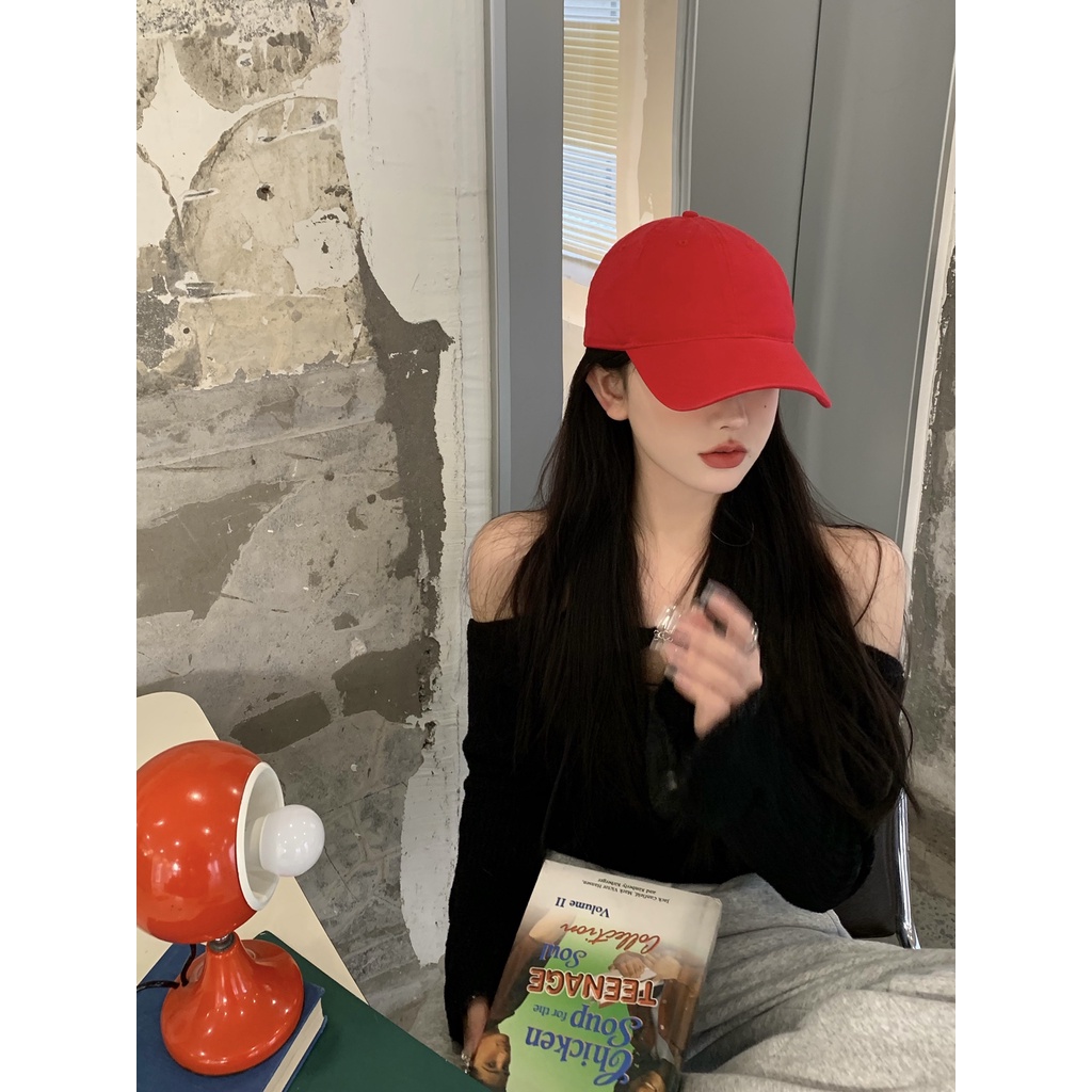Mũ lưỡi chai nam nữ nón kết thêu chữ M hoặc trơn phong cách ulzzang LK230