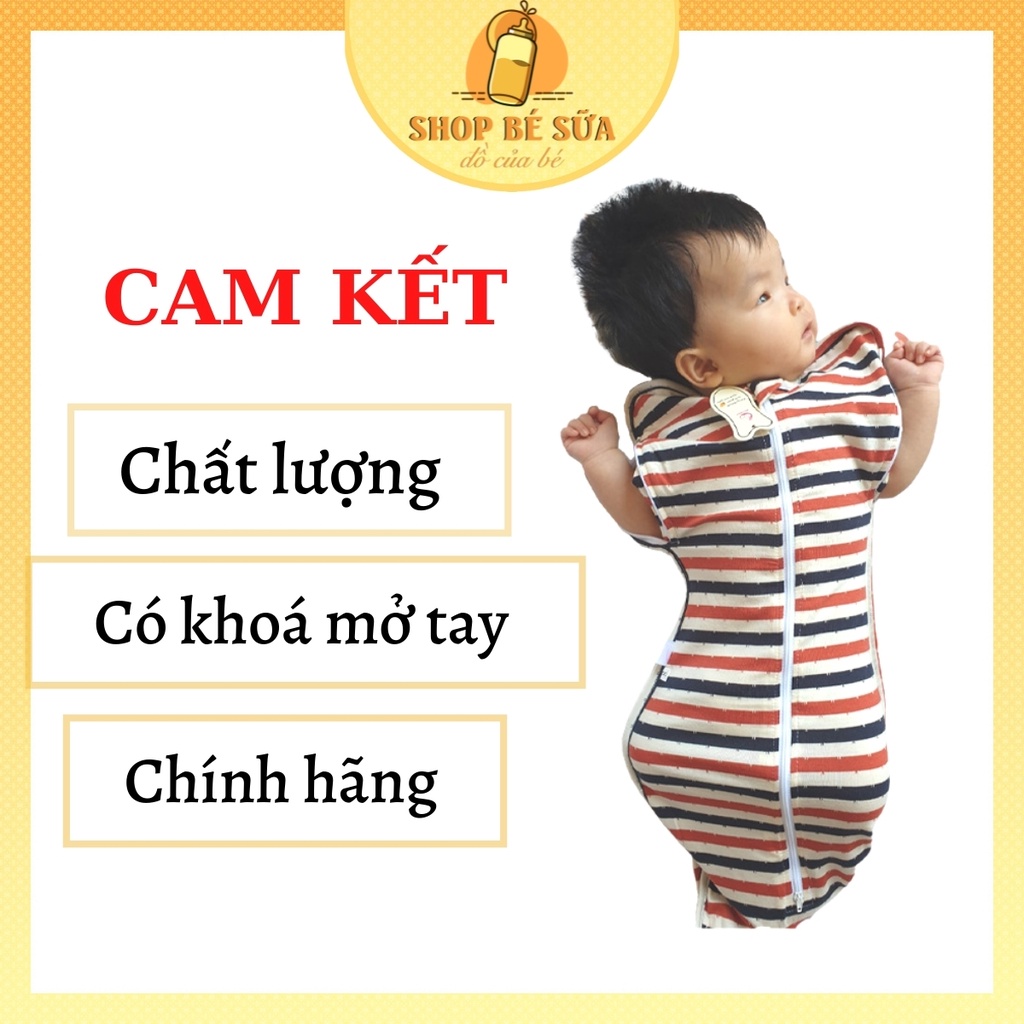 Nhộng chũn ❤ FREESHIP ❤ Nhộng Chũn Cho Bé Sơ Sinh Có Khoá Mở Tay An Toàn Giá Rẻ