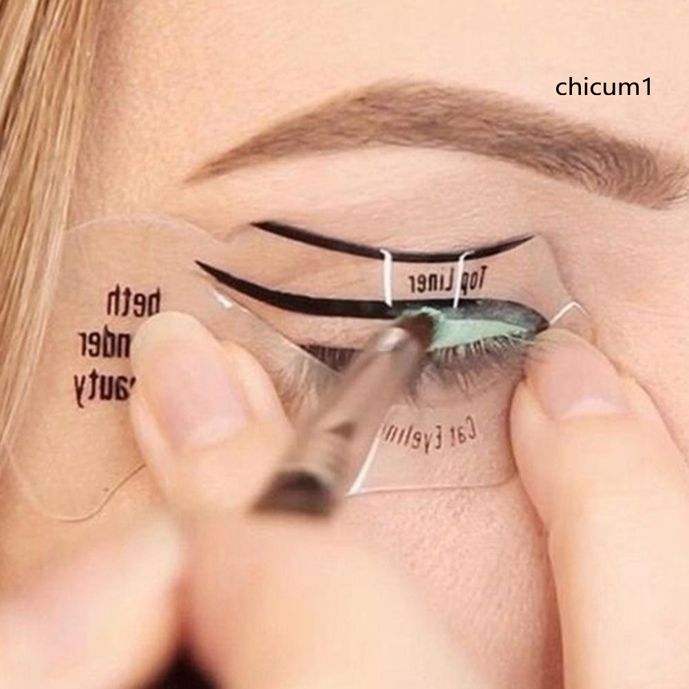 [Hàng mới về] Set 2 khuôn kẻ mắt tự nhiên dễ sử dụng