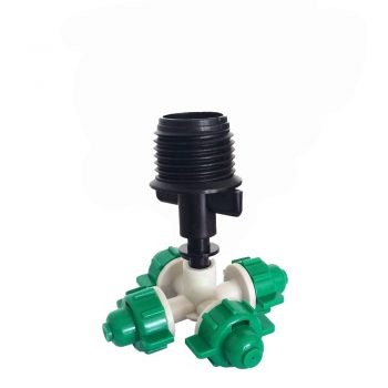 Ren ngoài 21 ly - 6 ly dùng để nối gắn béc tưới nhựa, béc 4 hướng, 5 hướng