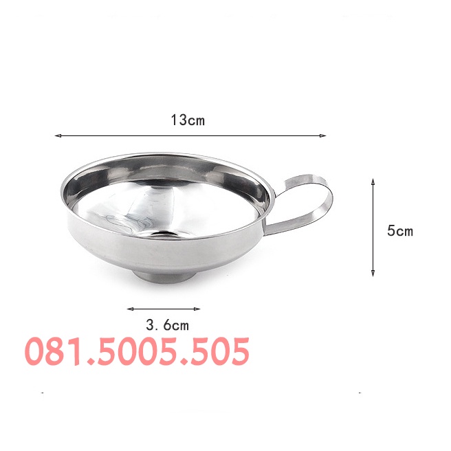 Phễu inox 304 miệng rộng cao cấp