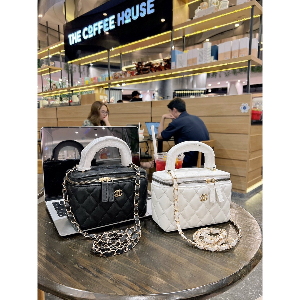 Túi xách nữ / Túi xách Cốp chanel da bóng cao cấp