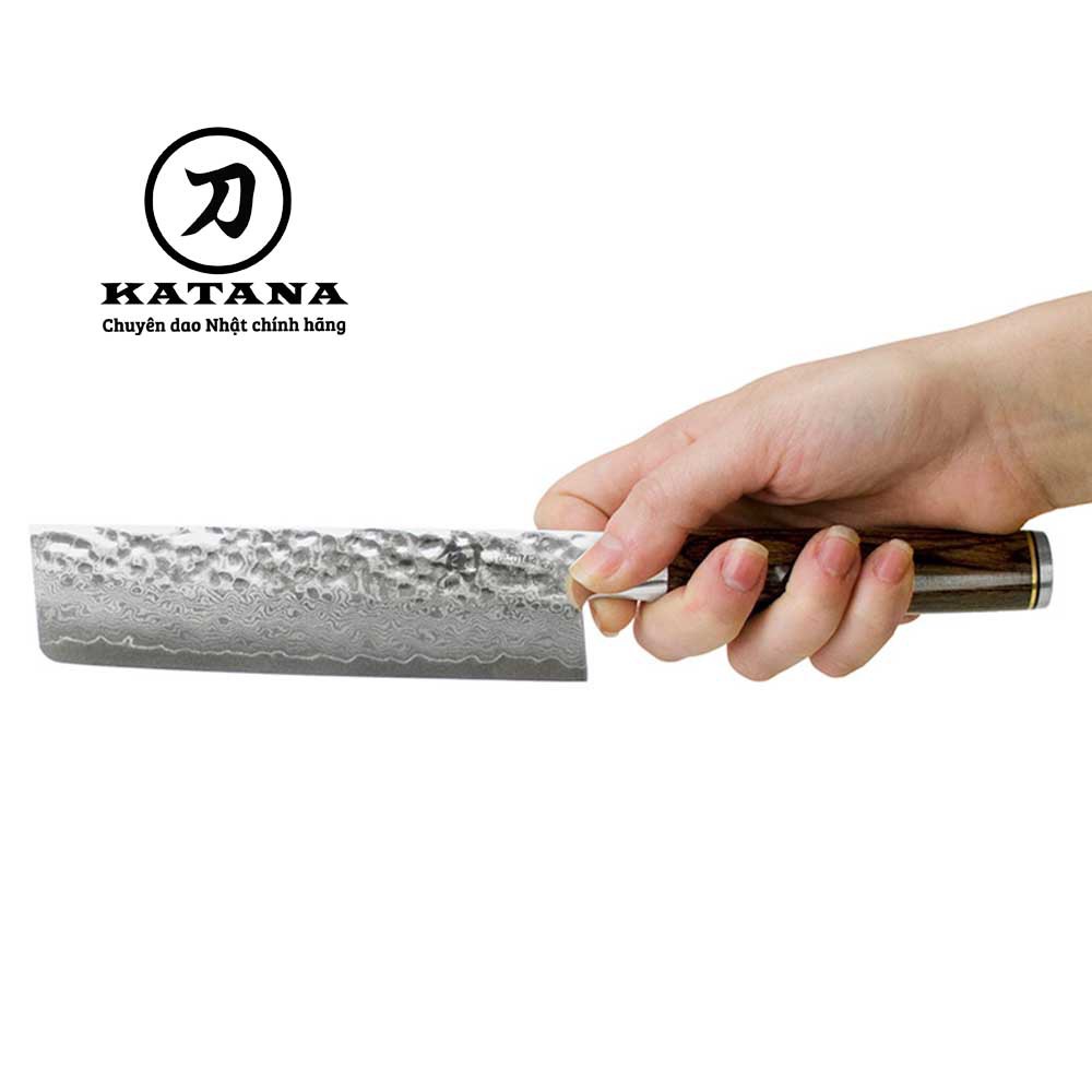 Dao bếp Nhật cao cấp Shun Premier Nakiri thép Damascuss 69 lớp TDM0742