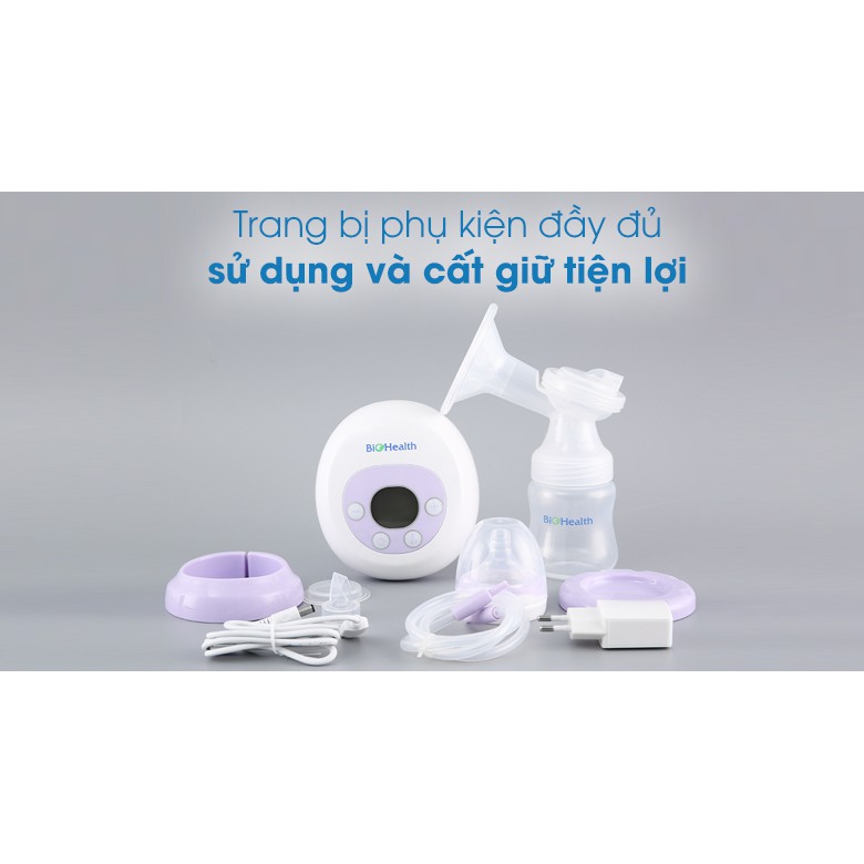 Máy hút sữa điện 1 bình Biohealth THÔNG MINH TIỆN LỢI - thương hiệu ÚC [CHÍNH HÃNG]