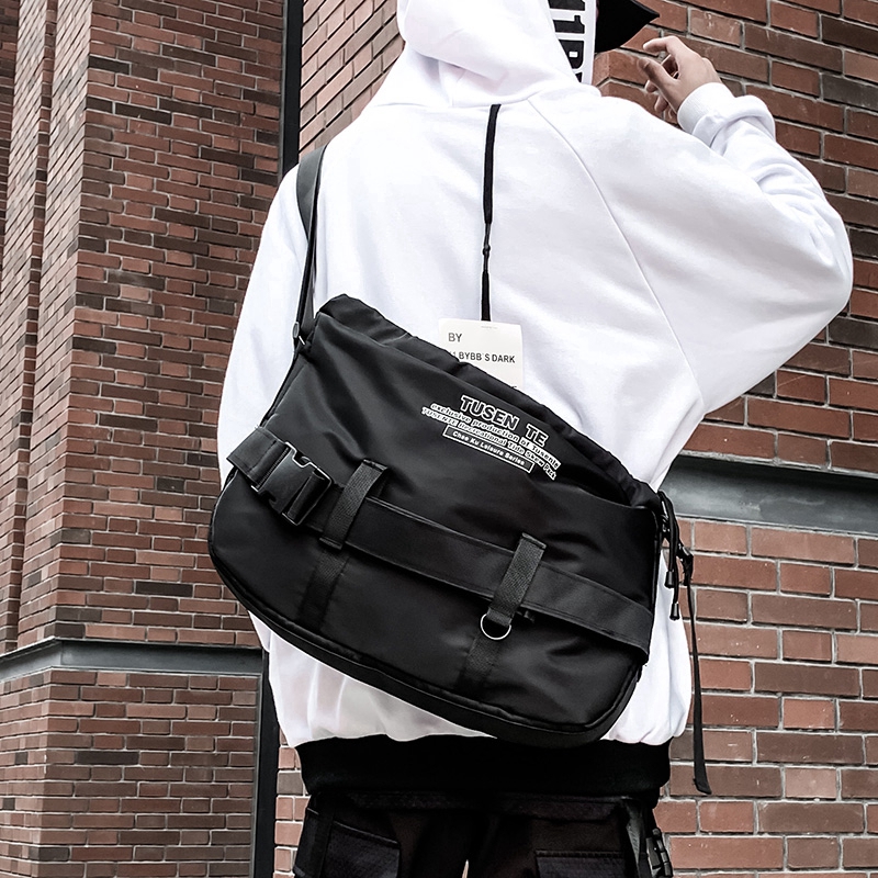Big Capacity Nylon Ulzzang Korean Fashion Men tote &amp;Sling &amp; Shoulder &amp; Crossbody &amp; Messager Bag Birthday gift