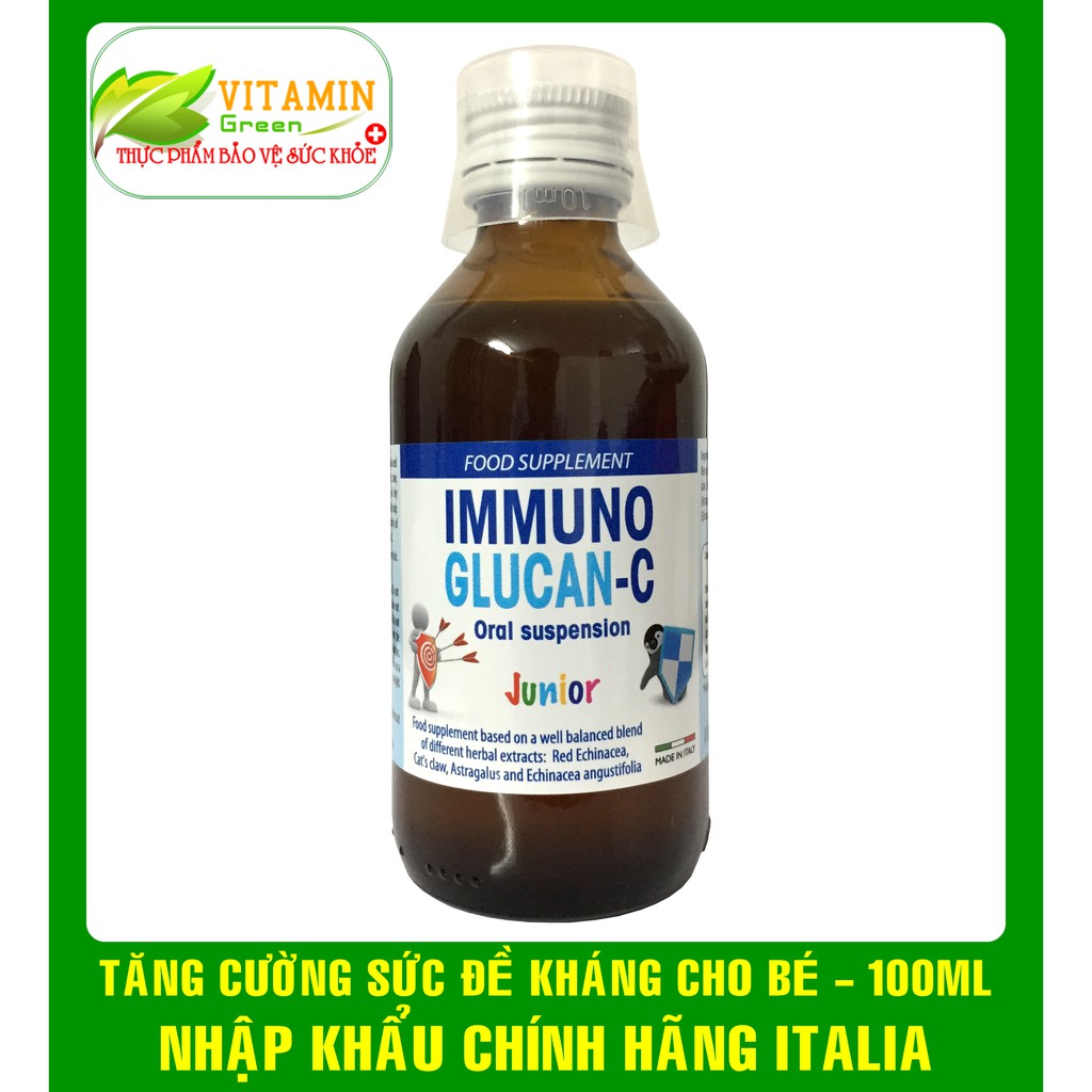 IMMUNO GLUCAN-C TĂNG CƯỜNG SỨC ĐỀ KHÁNG 100ML | NHẬP KHẨU CHÍNH HÃNG ITALIA