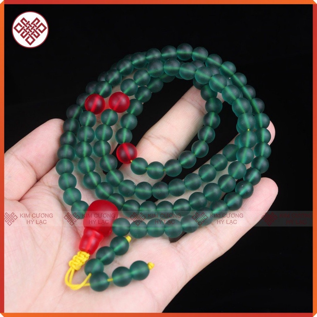 Tràng Hạt Vòng Phong Thủy Chuỗi Hạt Quang Dược Sư Mật Tông  Lưu Ly 8 Ly May Mắn Bình An