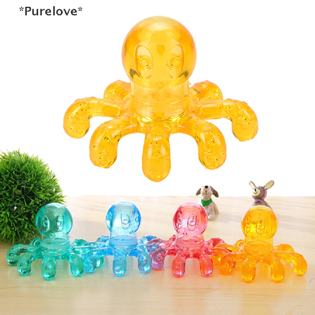 Dụng Cụ Mát Xa Cầm Tay Hình Bạch Tuộc Giúp Giảm Đau Lưng / Cổ Tiện Dụng