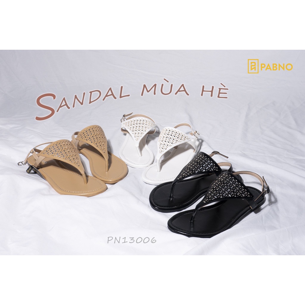 Giày Sandal Nữ Dép Kẹp Thời Trang Êm Chân PABNO -BH 12 Tháng- PN13006