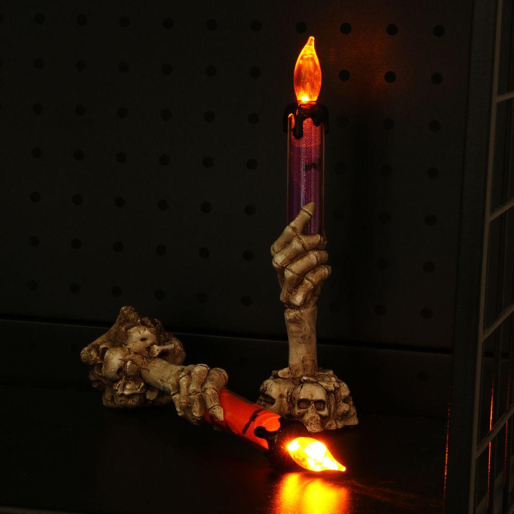 Giá Đỡ Nến Hình Đầu Lâu Độc Đáo Trang Trí Tiệc Halloween