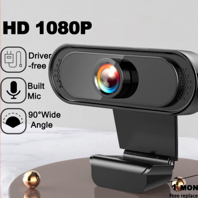 ✔️Webcam Mini Hd 1080p 720p Tích Hợp Micro Tiện Dụng Cho Máy Tính, học online livestream, Webcam máy tính Full HD Rõ nét