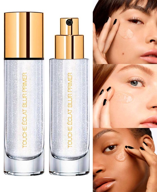 🌹 Yves Saint Laurent YSL Touche Eclat Blur Primer Silver - Kem lót trang điểm - Minisize