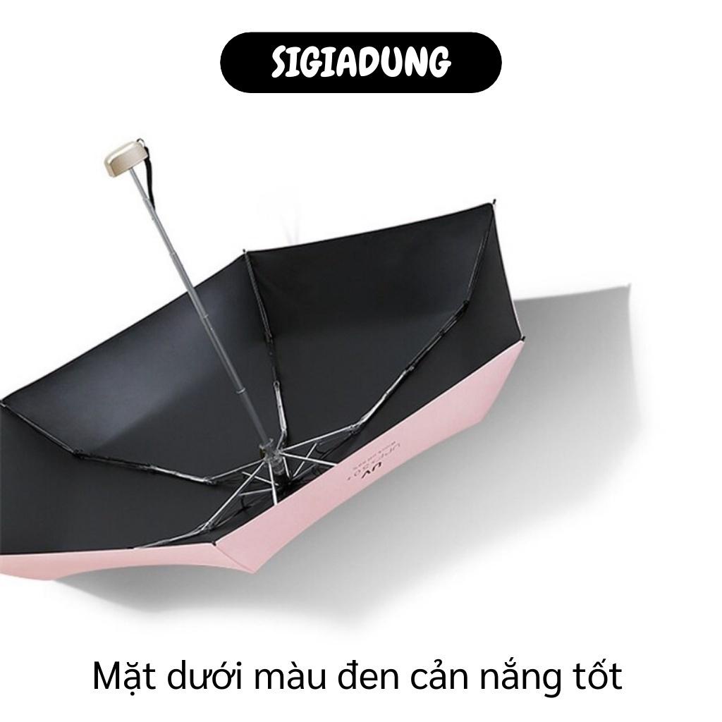 [SGD] Dù Đi Mưa - Ô Gấp Gọn Mini Dễ Bỏ Vào Túi Chống Tia UV 50+, Phủ Lớp Chống Thấm 7273