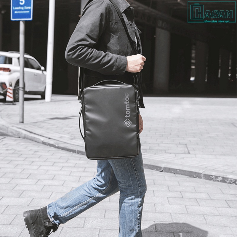 Túi đeo chéo chính hãng TOMTOC (USA) Urban Codura Shoulder Bags - H14-E02 cho Macbook Pro 15-16 inch/Ultrabook 15 inch