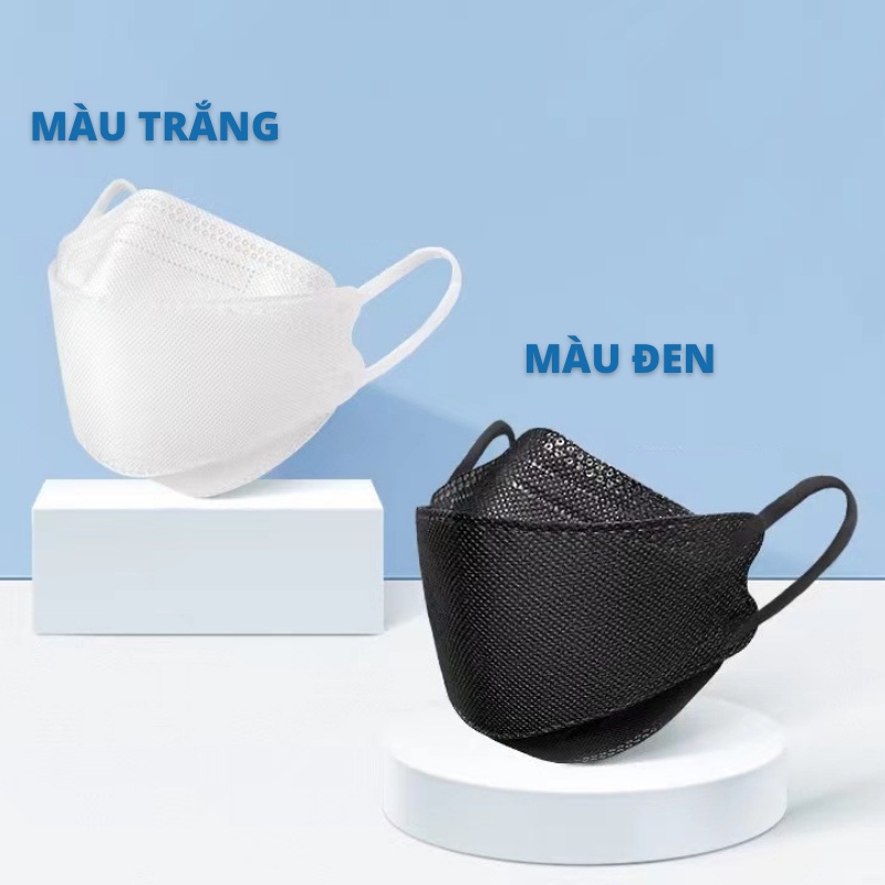 Khẩu trang KF94 Hàn Quốc 4 lớp kháng khuẩn chống bụi mịn túi 10 chiếc