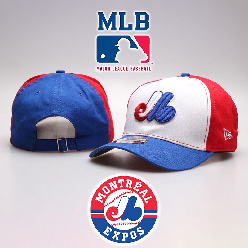 Mũ Lưỡi Trai Thể Thao Mlb Montreal Expos Có Thể Điều Chỉnh Dành Cho Nam Nữ