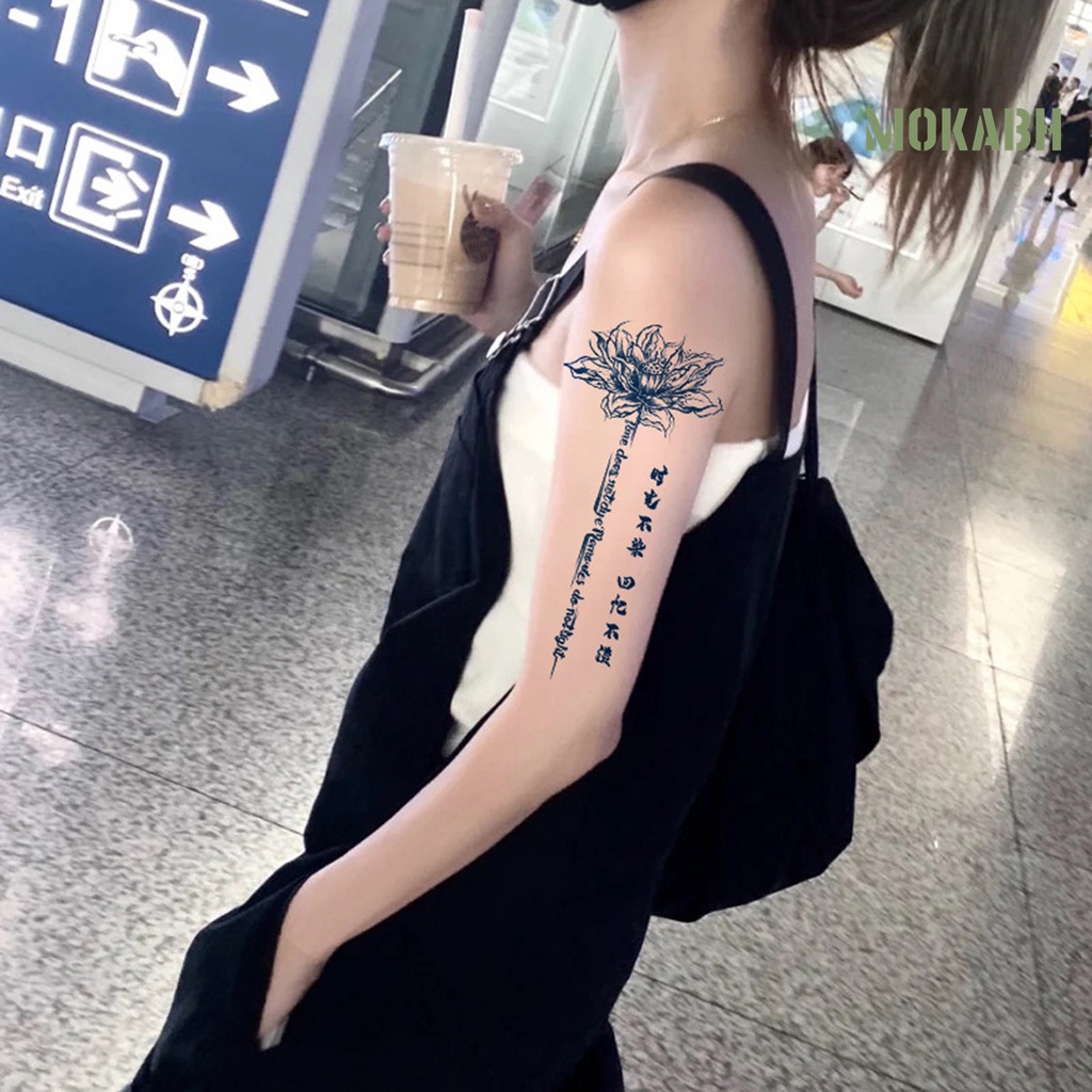 Hình Xăm Tạm Thời Thảo Dược Trong Suốt Tiện Dụng Cho Người Lớn