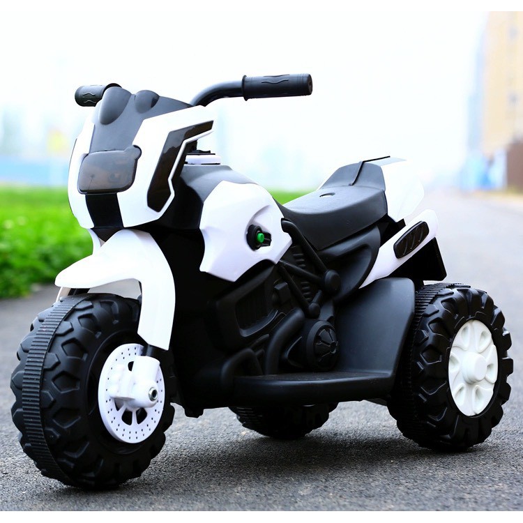 Xe máy điện 3 bánh A9999 moto đạp ga cho bé tự lái (Đỏ-Cam-Trắng-Vàng-Xanh)