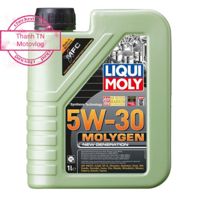 NHỚT TAY GA LIQUI MOLY 5W30 MOLYGEN ĐỨC