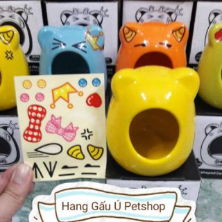 Nhà ngủ sứ mèo dành cho hamster