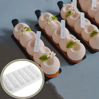 HCM - [Dày 180g] Khuôn silicon làm dessert tráng miệng, làm bánh mousse phong cách Tây