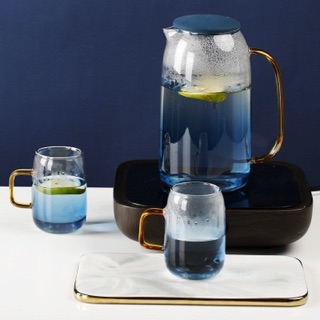 Bộ bình nước và cốc thuỷ tinh 1500ML