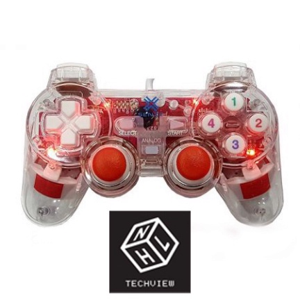 ♥️Giá đặc biệt♥️ Tay cầm chơi game giá rẻ K800 có led màu trong suốt, thích hợp chơi mọi loại game khó tính nhất