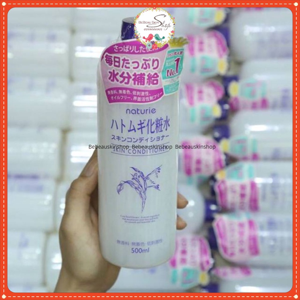 (Hàng chính hãng) Lotion dưỡng ẩm hạt ý dĩ Naturie Hatomugi Skin - hàng nội địa nhật bản