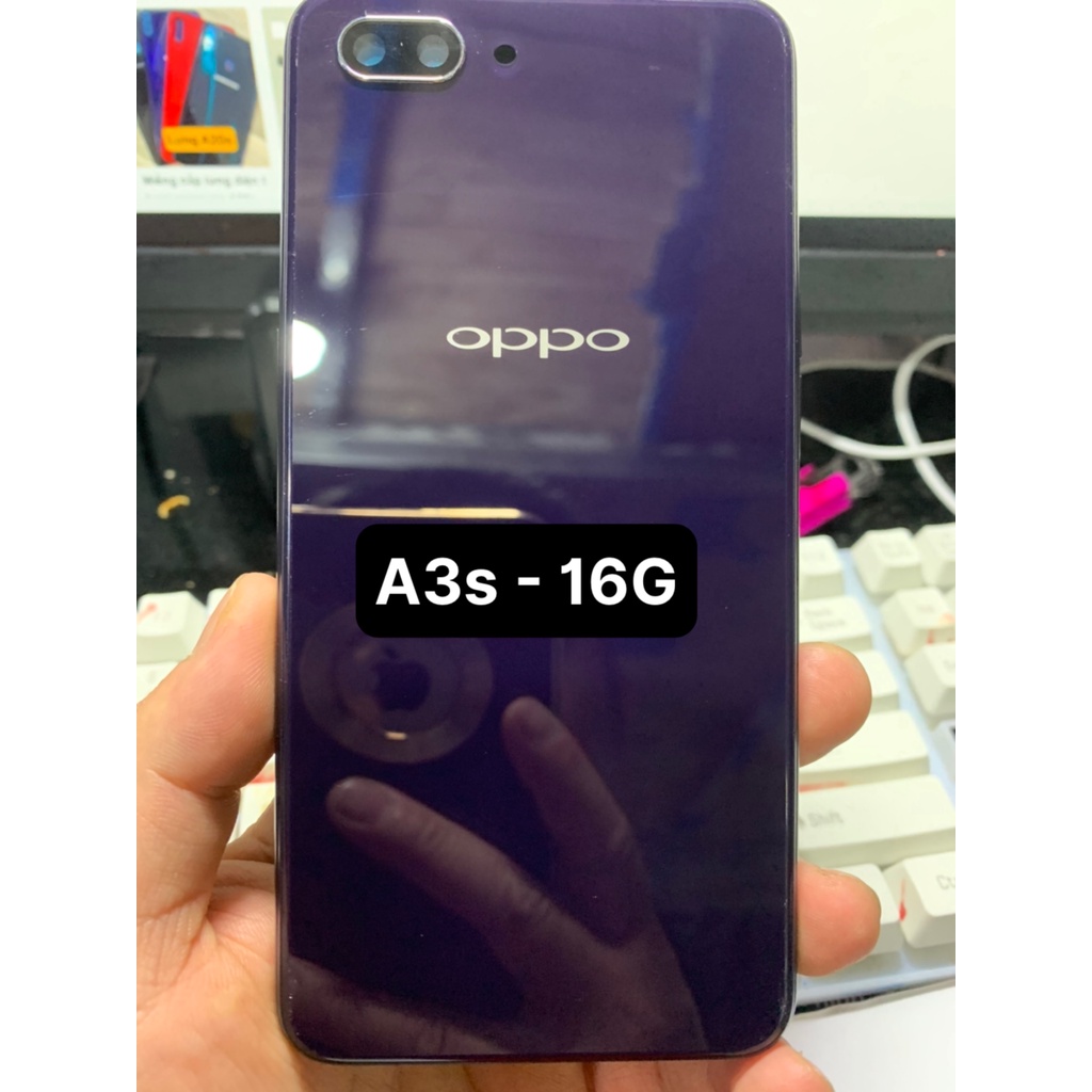 Bộ xương vỏ oppo A3S - 16G ( bản có lỗ chọc sim bên dưới )