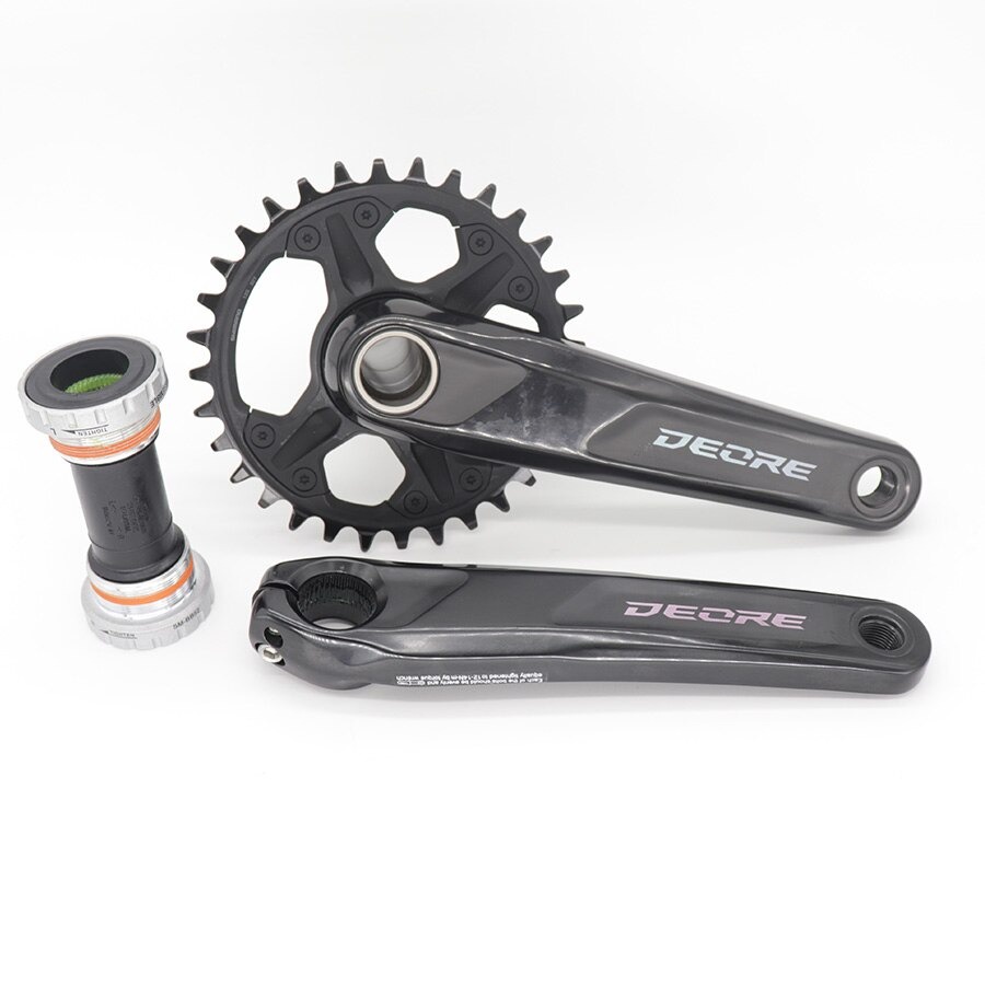 Đùi Đĩa Xe Đạp SHIMANO DEORE FC-M6100 32T 170/175 Mm Crankset 1x12 Tốc Độ Dành Cho Xe MTB