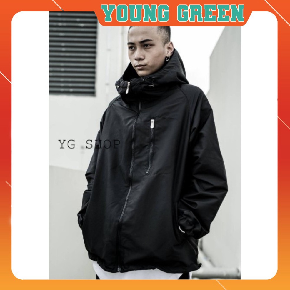 [Hà Nội] Áo Khoác Unisex Có Nón YOUNG GREEN Jacket Hoodie Coach [ygshop.hanoi]