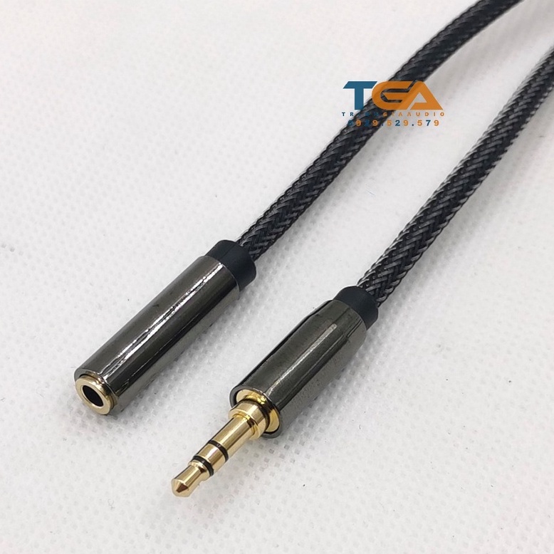 Dây nối dài audio , tai nghe  3.5 ly loại xịn bọc xác rắn