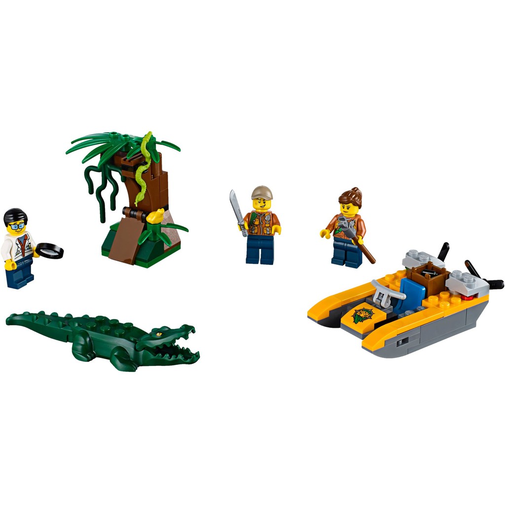 LEGO City 60157 - Bộ Thám Hiểm Rừng Xanh Khởi Đầu