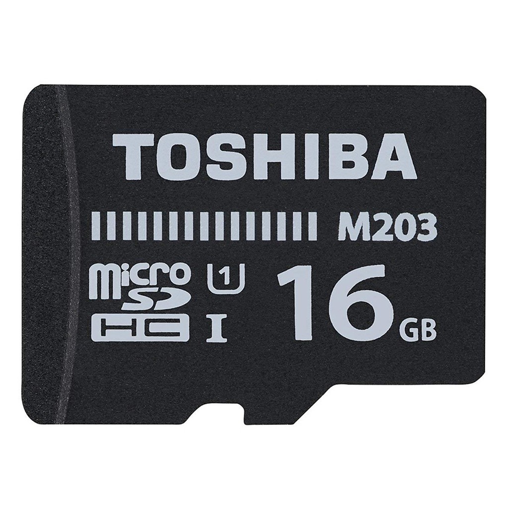 Thẻ nhớ MicroSDHC Toshiba M203 UHS-I U1 16GB 100MB/s (Đen) | BigBuy360 - bigbuy360.vn