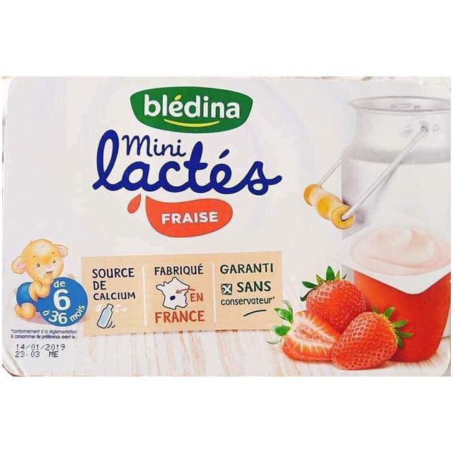 Sữa chua nguội Bledina Pháp cho bé ăn dặm. Date 6/2022 - Sweet Baby House