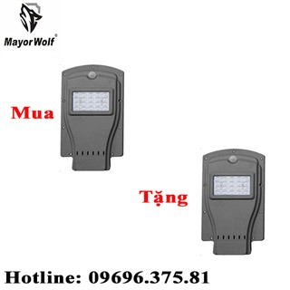 Đèn năng lượng mặt trời 20W Mua 1 tặng 1