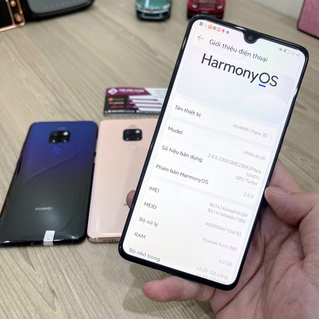 Điện thoại Huawei Mate 20 màn 6.53 inch - Kirin 980 ram 6G