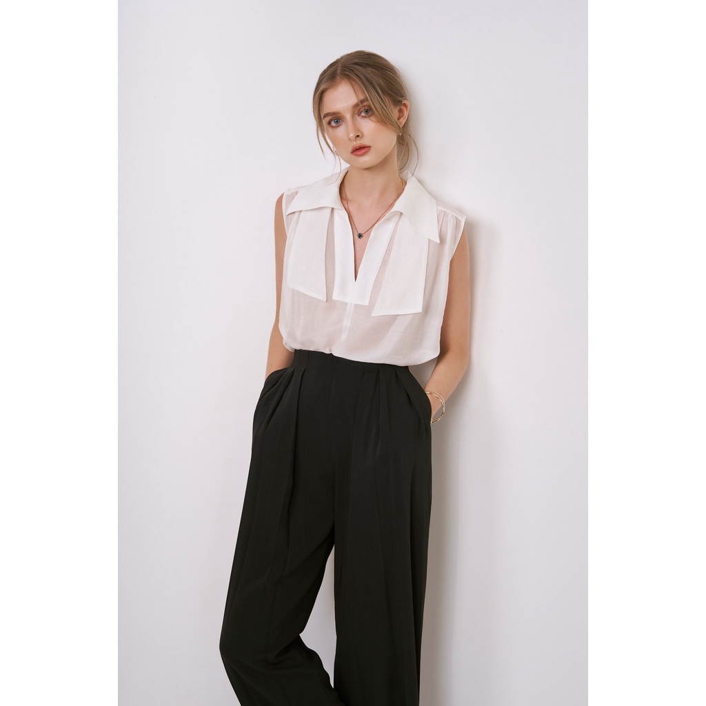 MAVEN - Quần đen ống rộng Hazel Pants