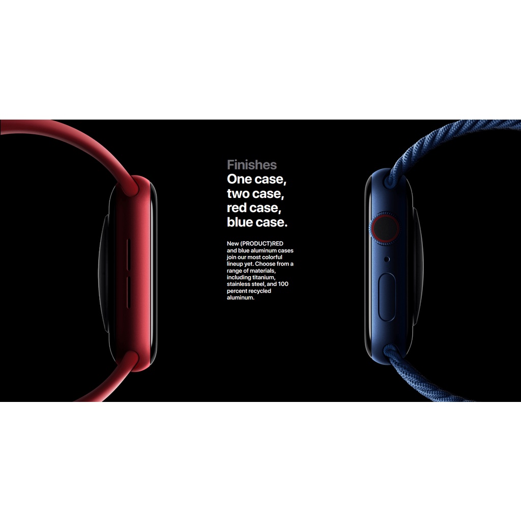 Đồng Hồ Thông Minh Apple Watch Series 6 LTE GPS + Cellular Aluminum Case With Sport Band (Viền Nhôm &amp; Dây Cao Su) 40mm