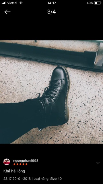 Boot nam cổ ngắn da bóng lì HB5022 | BigBuy360 - bigbuy360.vn