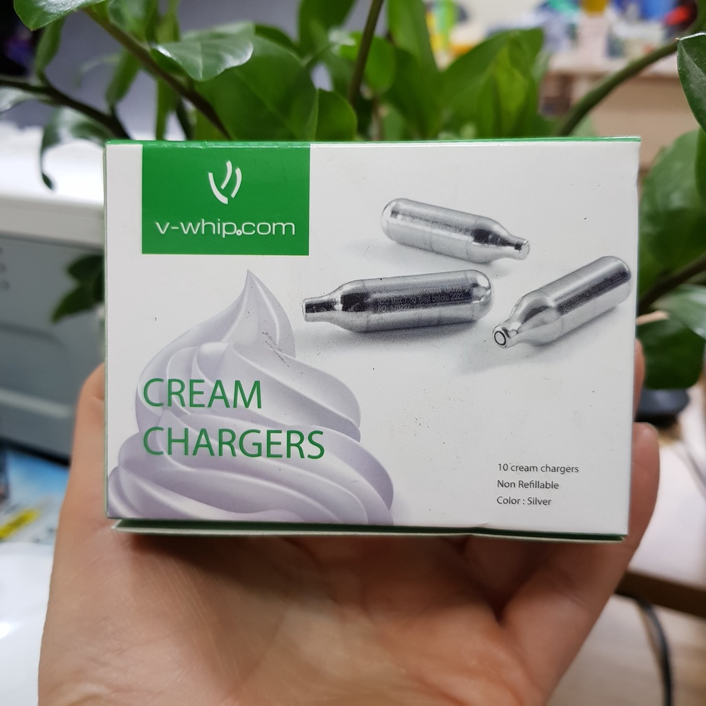 [Sỉ] Viên khí nén Gas V whrip (dùng cho các loại bình xịt kem) an toàn giá rẻ