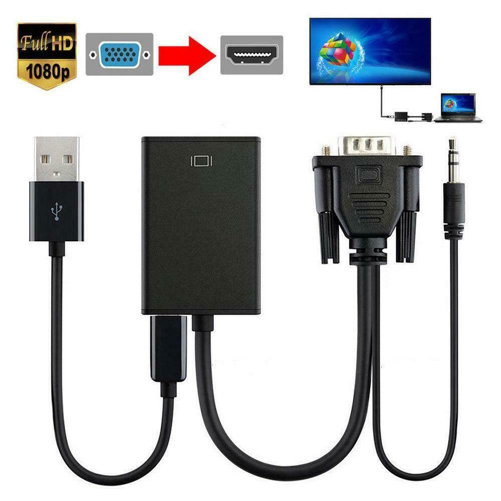 Dây Cáp Âm Thanh / Video Chuyển Đổi VGA Sang HDMI Chuyên Dụng Cho HDTV