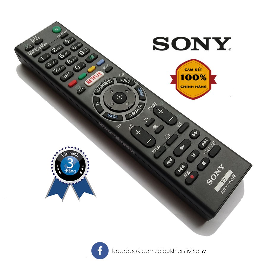 Điều khiển TV Sony 4K thay thế RMT-TX200P chính hãng