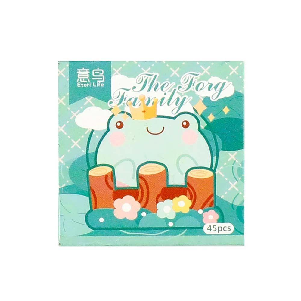 Gói 45 Miếng Dán Hình Mèo / Thỏ Đáng Yêu Trang Trí Album