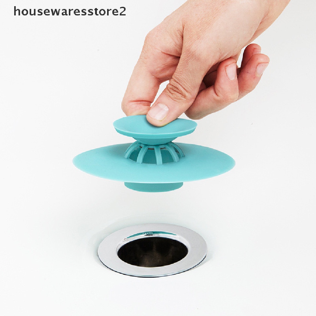 2 Dụng Cụ Chặn Tóc / Tóc / Rác Bồn Rửa Tay Đa Năng Cho Nhà Tắm