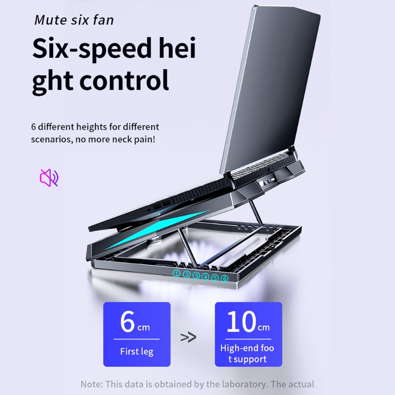 Giá Đỡ Laptop / Máy Tính Bảng 2 Cổng USB 12-17 '' Có Thể Gập Lại Tiện Dụng