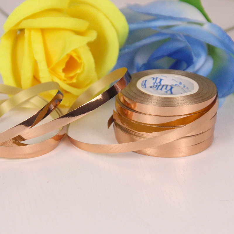 Cuộn Dây Ruy Băng 10m Màu Vàng Hồng Dùng Trang Trí Tiệc Cưới / Sinh Nhật / Tiệc Giáng Sinh